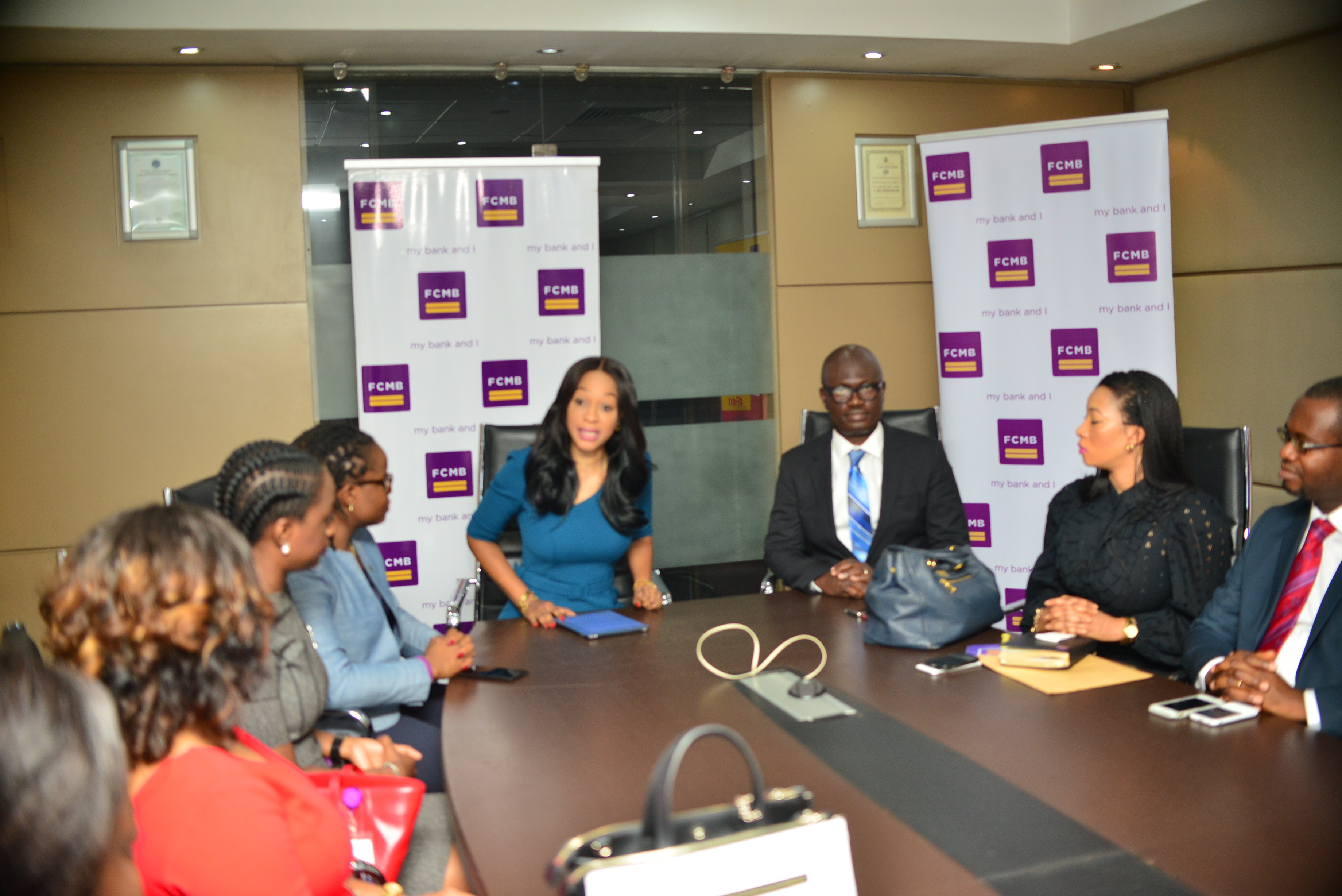 Ms Obuzuwa advising the #FCMBFLEXXTERN winners on keys to success and taking advatage of the great oppurtunity