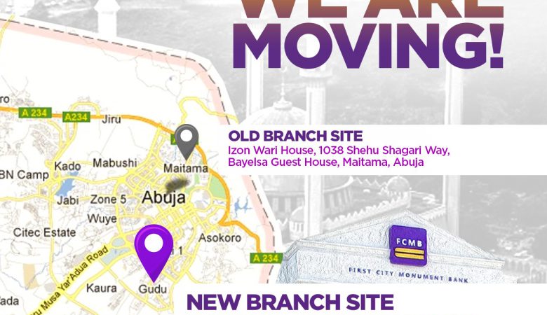 FCMB Bank Branch Relocation