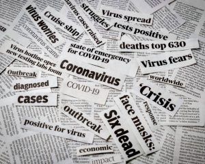Nwes headlines about the pandemic