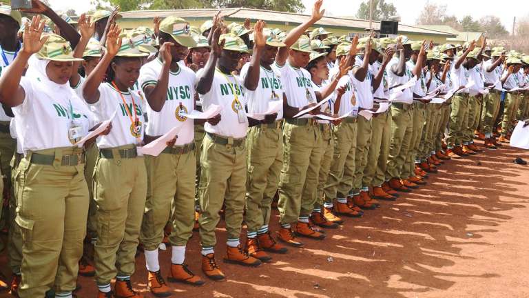 A cross-section of NYSC members
