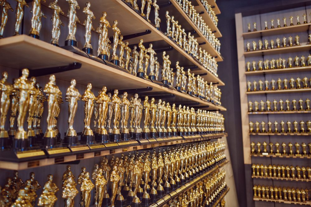 An Array of Gold Statues