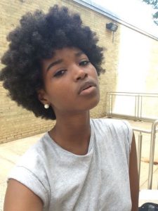 Chioma Chukwuka’s natural hair