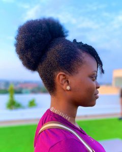 Chioma Chukwuka’s natural hair