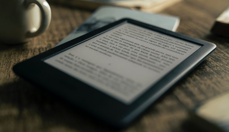 An image of a Kindle, one of the most popular tech products in the world